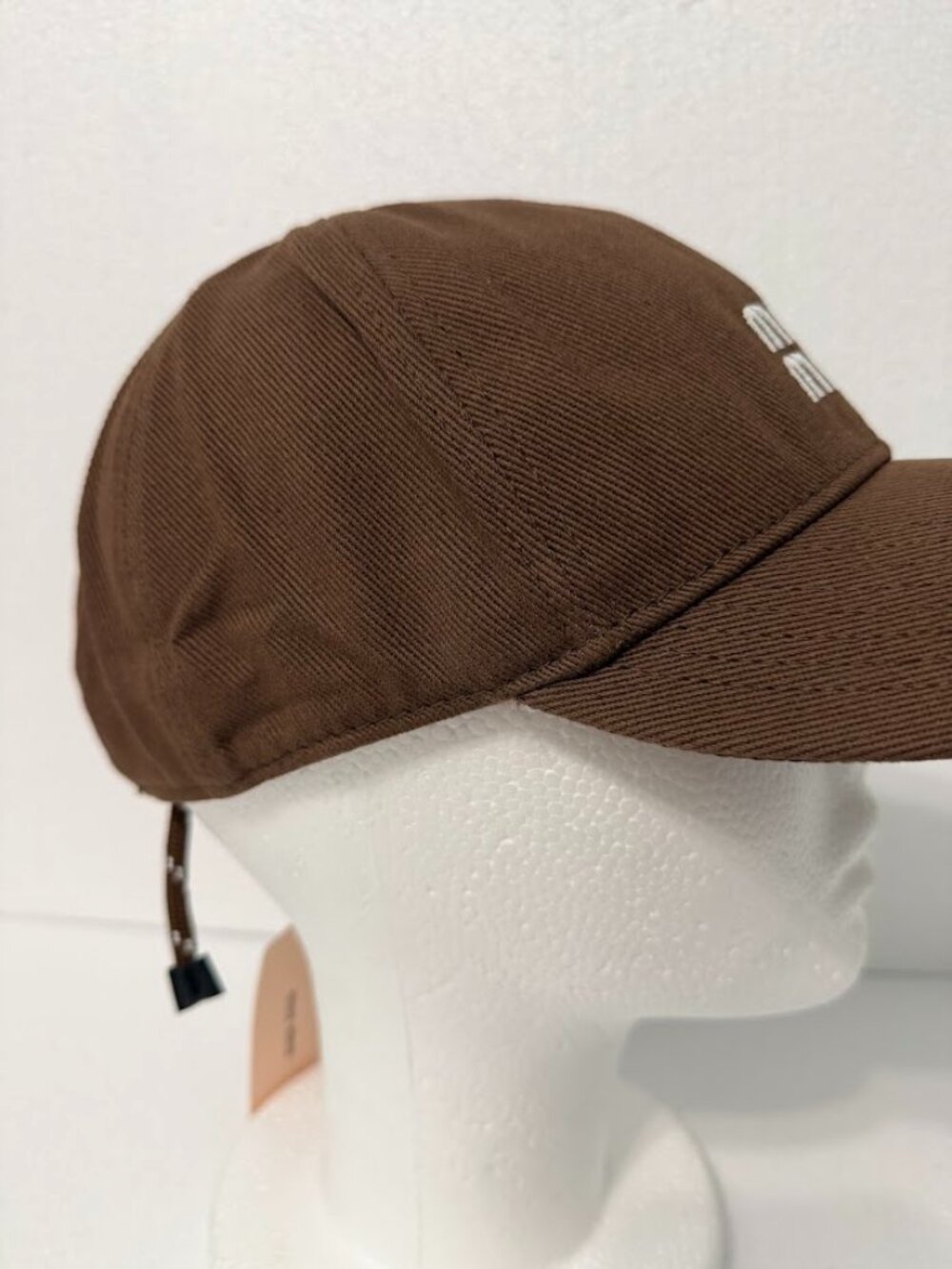 Unisex Brown Minimalist Adjustable Cap Streetwear Aesthetic Rope Strap Hat - Picture 4 of 6